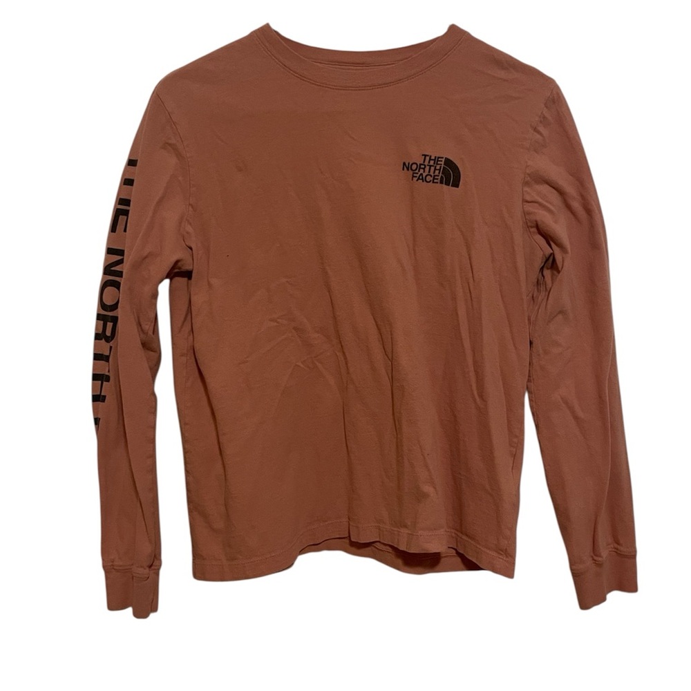 North Face Blush Long Sleeve Logo Shirt